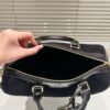 Gucci Small Jumbo GG Canvas Duffle Bag Black 11.8 Inches
