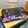 Louis Vuitton Zippy Wallet Monogram Vivienne Fuchsia Pink 7.5 Inches M80857