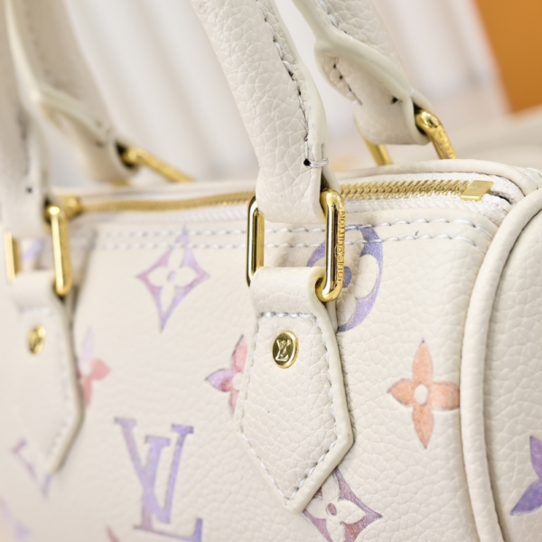 Louis Vuitton Nano Speedy Dream Beige 6.3 Inches M25591
