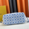 115-1 Louis Vuitton Neverfull By The Pool MM Blue 12.2 Inches M22979
