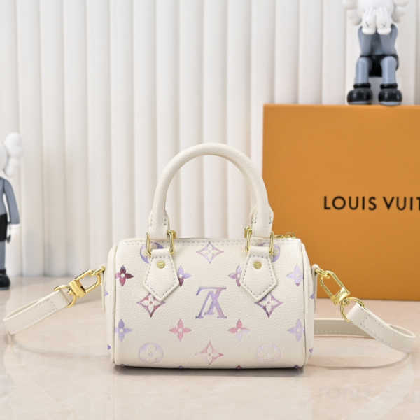 Louis Vuitton Nano Speedy Dream Beige 6.3 Inches M25591
