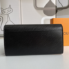 124-2 Louis Vuitton Twist Wallet Epi Black 7.5 Inches M67510