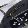 135-1 Louis Vuitton Neverfull Tote Bag Mm Monogram Black 12.2 Inches M46649