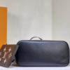 138-1 Louis Vuitton Neverfull Tote Bag Mm Monogram Black 12.2 Inches M46649