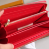 141-2 Louis Vuitton Zippy Wallet Monogram Vernis Pomme D’amour 7.5 Inches M91457