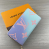 147-2 Louis Vuitton Zippy Wallet Giant Monogram Pastel 7.5 Inches M81340