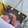 Louis Vuitton LV X YK Neverfull MM Pumpkin Print 12.2 Inches M46468
