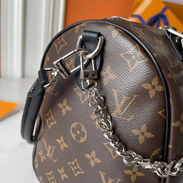 154 Louis Vuitton Speedy Soft 30 Dark 11.8 Inches M12243