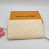 Louis Vuitton Zippy Wallet Giant Monogram Crème M81279 7.5 Inches