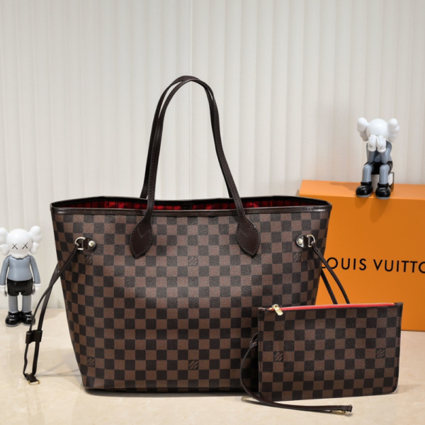 Louis Vuitton Neverfull Gm Cerise Red 16.1 Inches N40597
