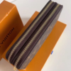 Louis Vuitton Zippy Wallet Monogram Empreinte Brown 7.5 Inches M91457