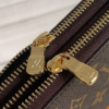 Louis Vuitton Zippy Wallet Monogram Empreinte Brown 7.5 Inches M91457