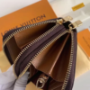 Louis Vuitton Zippy Wallet Monogram Empreinte Brown 7.5 Inches M91457