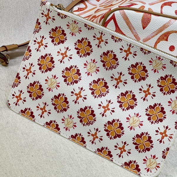 Louis Vuitton Neverfull MM By The Pool Pink/Orange 12.2 Inches M11263