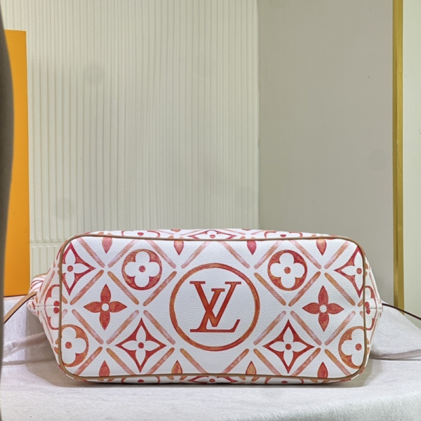 Louis Vuitton Neverfull MM By The Pool Pink/Orange 12.2 Inches M11263