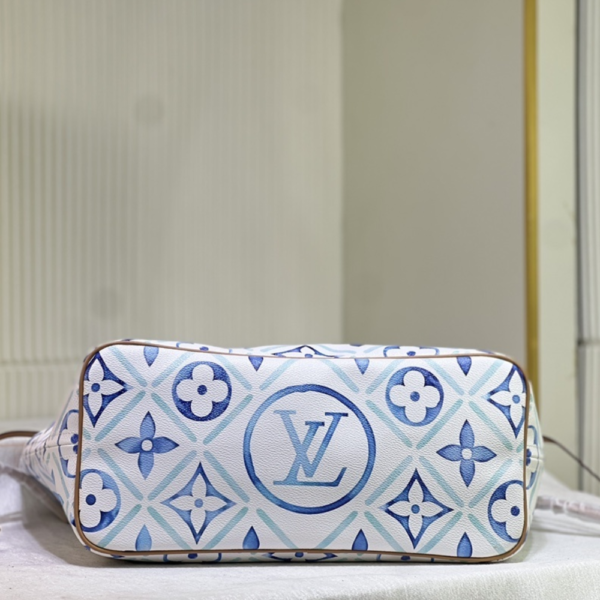 Louis Vuitton Neverfull MM By The Pool Blue 12.2 Inches M22979