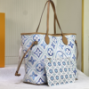 Louis Vuitton Neverfull MM By The Pool Blue 12.2 Inches M22979