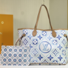 Louis Vuitton Neverfull MM By The Pool Blue 12.2 Inches M22979