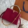 Louis Vuitton Capucines MM Bag Dark Pink 10.6 Inches M20845