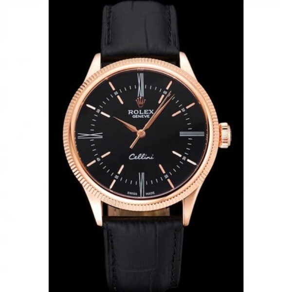 Rolex Cellini 39mm Black Dial 622656