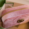 Gucci Gg Marmont Velvet Camera Bag Pink 9.4 Inches