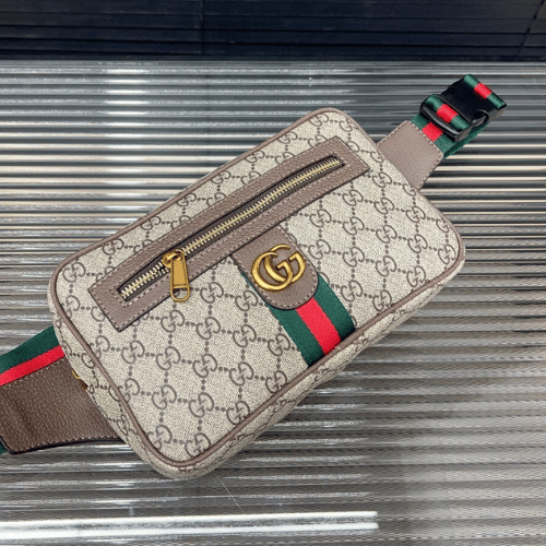 Gucci Ophidia Gg Belt Bag Grey 9.4 Inches