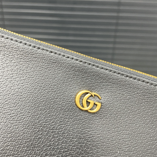 Gucci Gg Clutch Bag Black 11.4 Inches