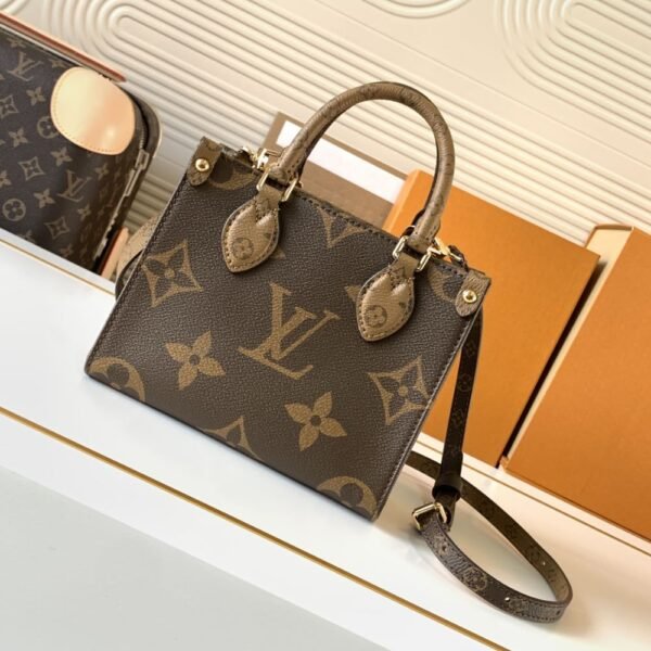 [Premium Quality] – Louis Vuitton Onthego PM Brown 9.8 Inches M46373