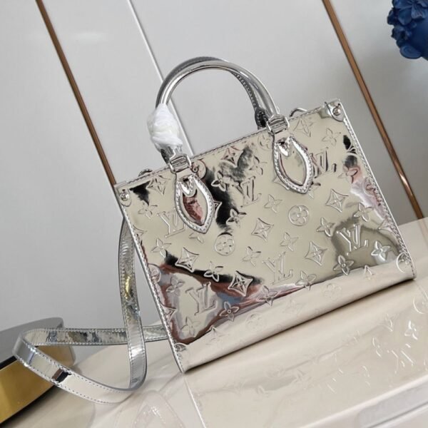 [Premium Quality] – Louis Vuitton Onthego PM Silver 9.8 Inches M26373