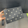 Gucci Bees & Stars Clutch Bag Black 11.4 Inches