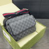 Gucci Ophidia Gg Supreme Messenger Bag Grey 9 Inches