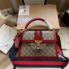 [Premium Quality] – Gucci Queen Margaret Gg Small Top Handle Bag Red 10 Inches 476541 9I6St 8540