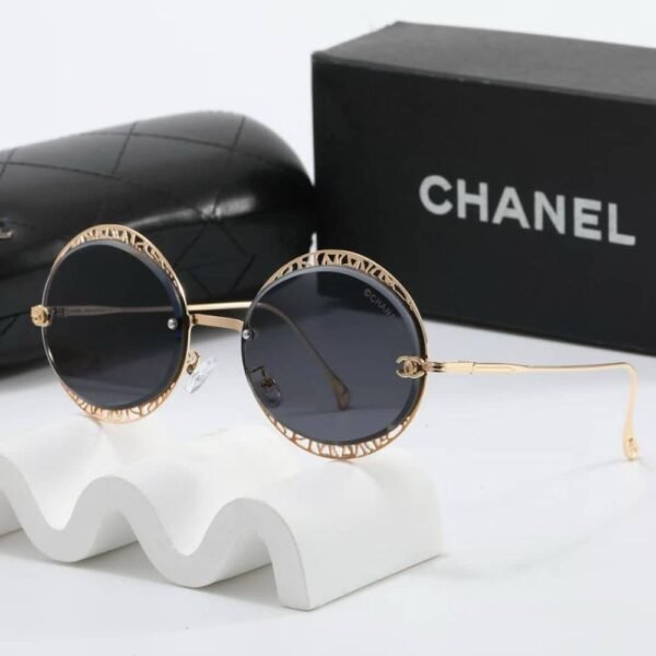 Chanel Soleil Vintage Sunglasses Black