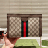 Gucci Ophidia Large Flap Shoulder Bag Beige 10.6 Inches 837428 FAE0J 9867