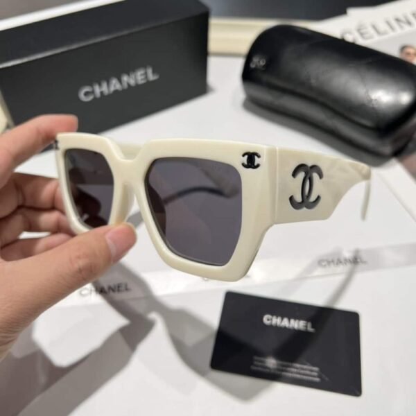 Chanel Vintage White Sunglasses