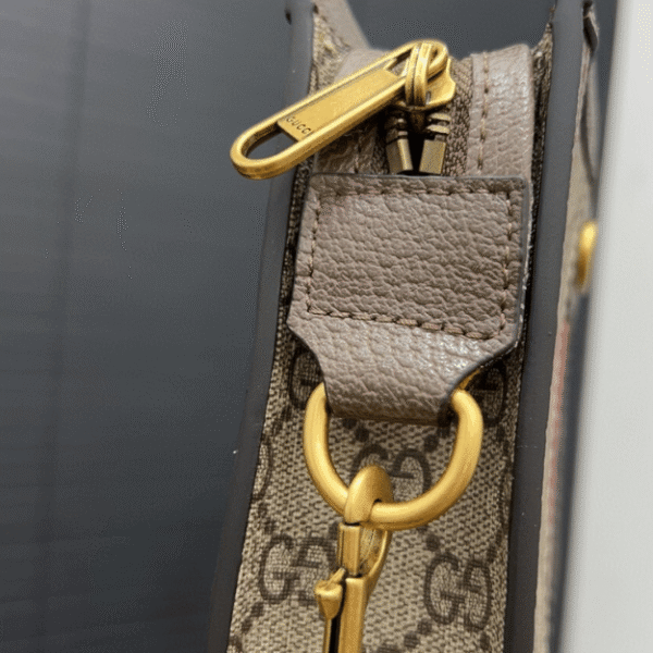Gucci Ophidia Gg Small Shoulder Bag Beige 8.6 Inches