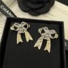 Chanel Stud Earrings With Gold ABG598 B22434 U4561