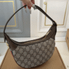 Gucci Ophidia Mini Moon Bag Beige 7.9 Inches ‎838479 FAE0S 9746