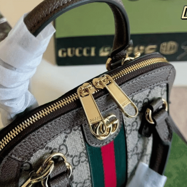 Gucci Ophidia Mini Dome Bag Beige 8.6 Inches ‎499621 K05NG 8745