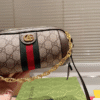 Gucci Ophidia Mini Barrel Bag Beige 7.5 Inches