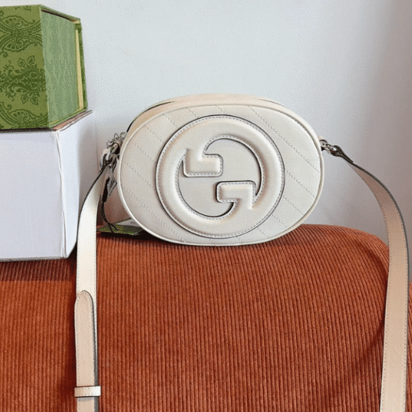 Gucci Blondie Mini Camera Bag White 7.9 Inches