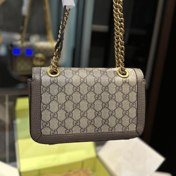 Gucci Ophidia Small Flap Bag Beige 9 Inches
