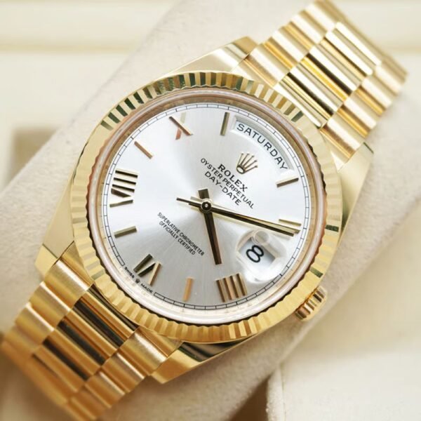 Rolex Day-Date 40 mm Silver Dial 228238