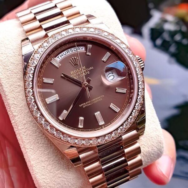 Rolex Day-Date 40 mm Chocolate Dial 228345RBR
