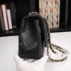 Chanel Classic Handbag Black 9.8 Inches