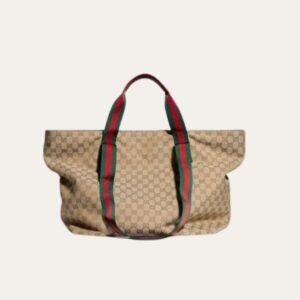 Gucci Medium Tote bag GG Canvas Sand Brown 40cm