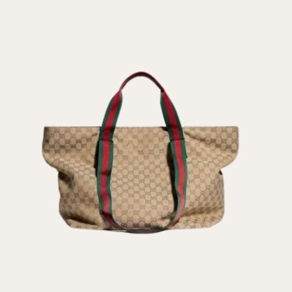 Gucci Medium Tote bag GG Canvas Sand Brown 40cm