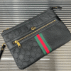 Gucci Microguccissima Clutch Web Stripe 10.6 Inches