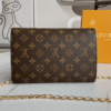 Louis Vuitton Monogram Messenger Brown Wallet 9.1 Inches