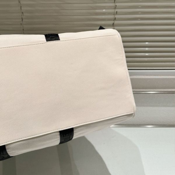 Chanel Duffle Bag White 19.3 Inches